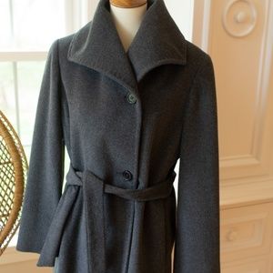 Ellen Tracy Wool Blend Coat